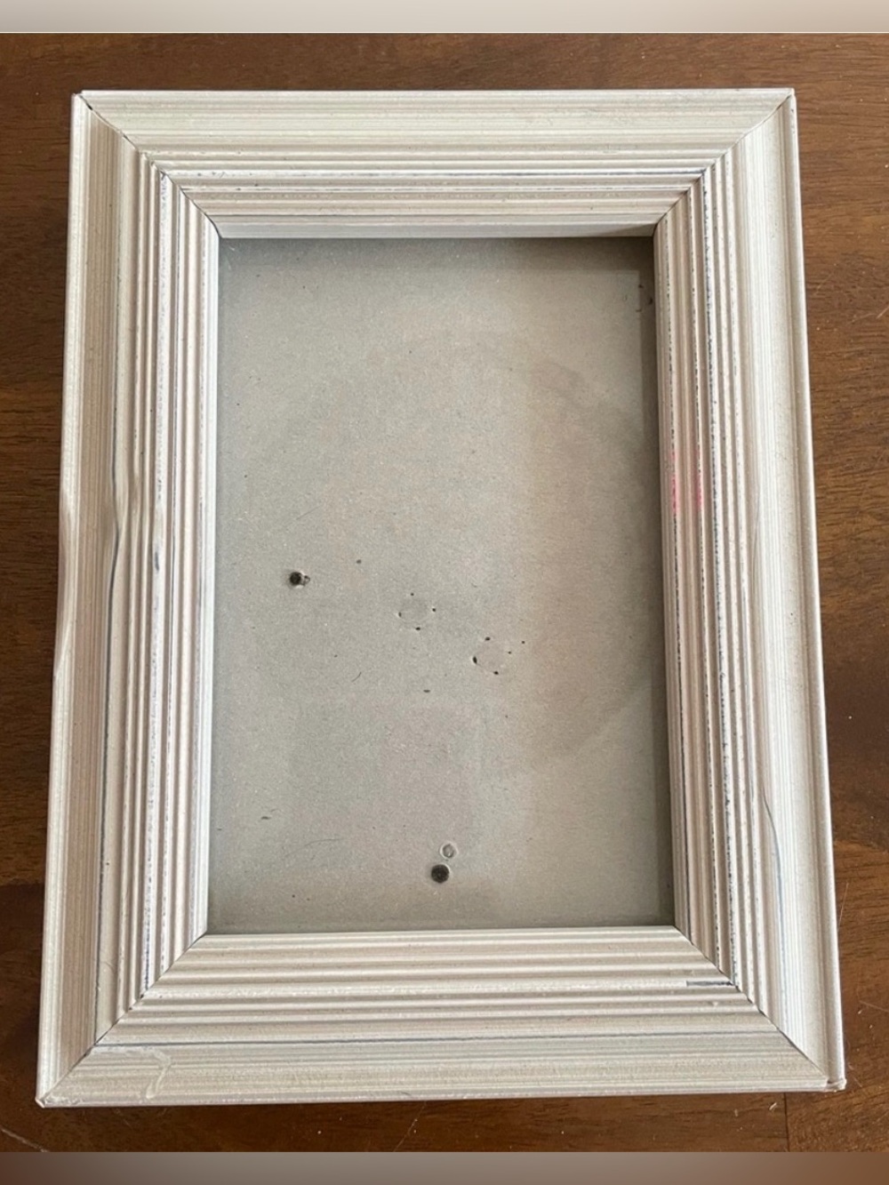 Classic Cream Ribbed Wood Picture Frame - Home Accents